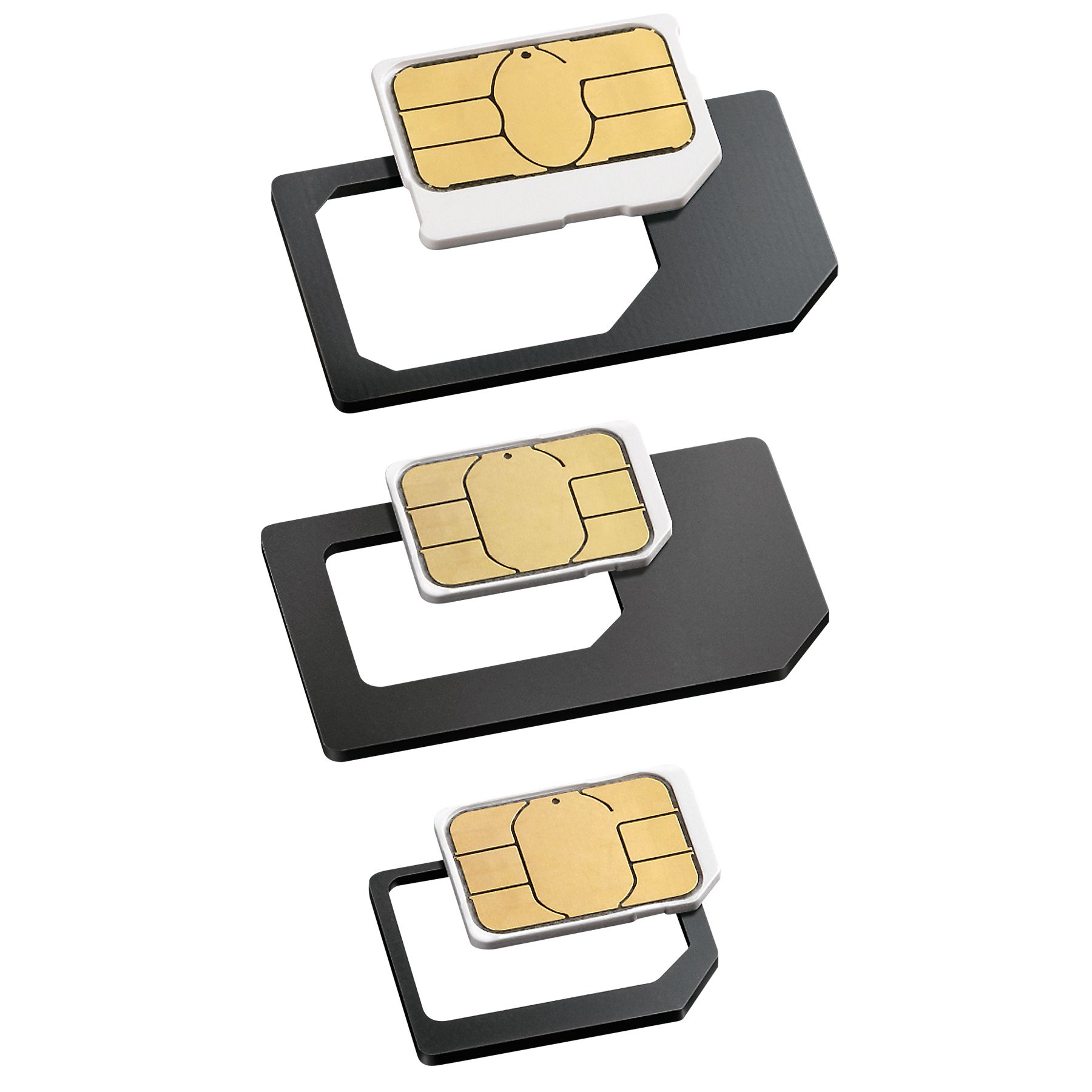 Micro And Nano Sim Adapter 3 Pack